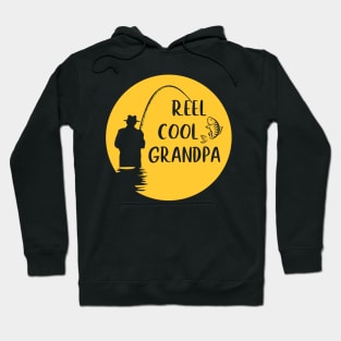 Reel Cool Grandpa Fishing Lovers Fathers Day Gifts Hoodie